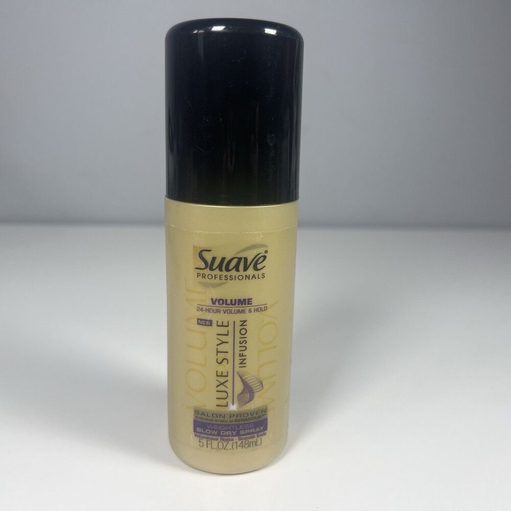1 Suave Professionals Volume Luxe Style Infusion Weightless Blow Dry Spray 5 oz